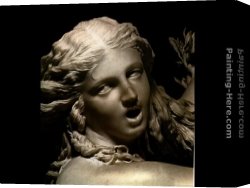 Allegory of May Triumph of Apollo Canvas Paintings - Apollo and Daphne [detail] by Gian Lorenzo Bernini